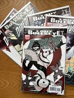 Buy Marvel Comics , Daredevil Lady Bullseye Bundle All 5 Parts ,# 111-115 , 2008 • 60£