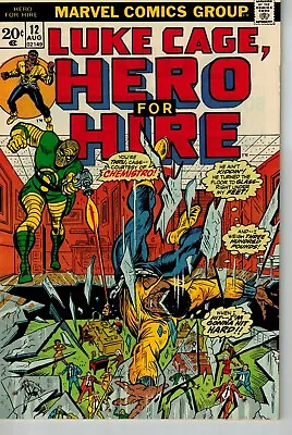 Buy Hero For Hire  #12 Aug 1973 Vol 1 • 4.74£