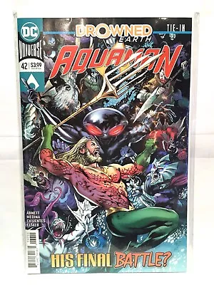 Buy Aquaman (Vol 8 2016) #42 NM- 1st Print DC Comics Drowned Earth Tie-In Rebirth • 3.20£