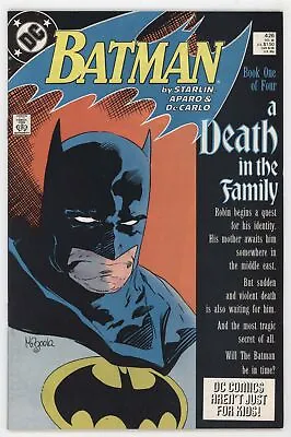 Buy Batman 426 DC 1988 VF NM Mike Mignola Jim Starlin A Death In The Family 1 Joker • 43.48£