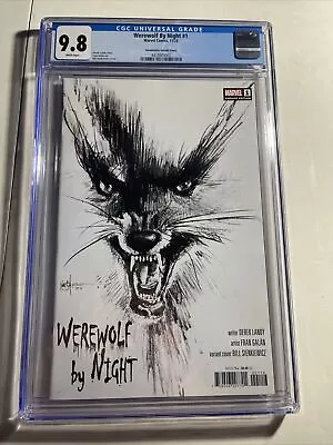 Buy Werewolf By Night #1  CGC 9.8 Bill Sienkiewicz  1:25  Incentive Variant Marvel  • 79.15£
