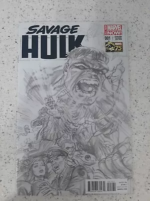 Buy Savage Hulk #1 Alex Ross 1:300 Sketch Variant NM. Very Rare Only 100-200 Exist • 95£
