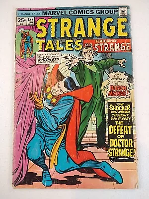 Buy Strange Tales #183 Dr. Strange,  Baron Mordo (1976 Marvel Comics) Lower Grade • 3.99£