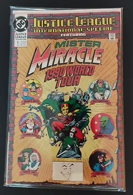 Buy Justice League Issue 1 Mister Miracle World Tour Issue 1 1990 • 13.95£