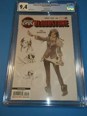 Buy Death Of Doctor Strange Bloodstone #1 Design Variant CGC 9.4 NM Beauty • 17.01£