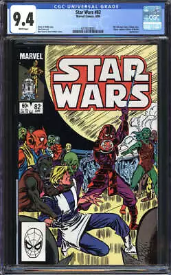Buy Star Wars #82 Cgc 9.4 White Pages // Marvel Comics 1984 • 71.37£