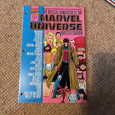 Buy Marvel Comics Official Handbook Of The Marvel Universe Master Edition #21 1990s • 7.50£