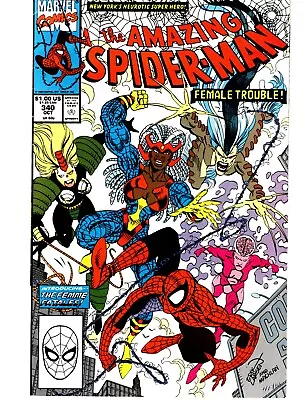 Buy Amazing Spider-Man #340 - The Hero Subtracter! • 6.35£