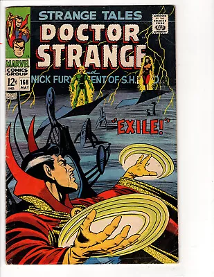 Buy STRANGE TALES #168 DOCTOR STRANGE NICK FURY 1968 Marvel • 23.76£