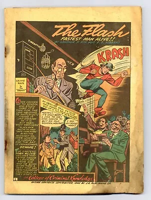 Buy Flash Comics 38 (coverless) Hawkman Ghost Patrol Moldoff Golden Age 1943 DC Y419 • 32.02£