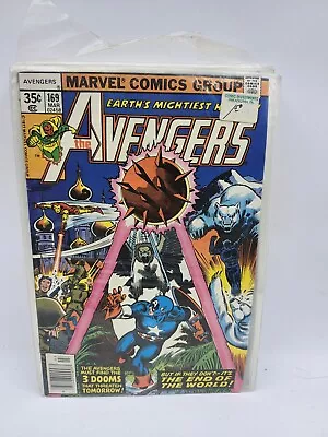 Buy The Avengers #169 Marvel 1978 Korvac Saga Guardians Thor Iron Man  • 7.91£