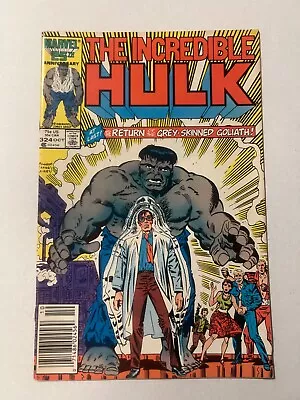 Buy Incredible Hulk 324 2nd App Of Grey Hulk Al Milgrom Hulk 1 Homage Cover Art 1986 • 15.83£