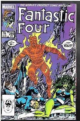 Buy Fantastic Four 289 1986 9.4/nm Death Of The Basalisk! John Byrne Art And Story! • 7.17£