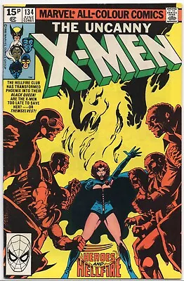 Buy UNCANNY X-MEN #134 Dark Phoenix Claremont Byrne Marvel Comics 1980 VF+/NM- • 99.99£