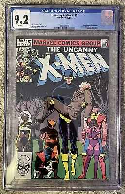 Buy Marvel THE UNCANNY X-MEN #167 Mar 1983 CGC 9.2 NM Key • 39.99£