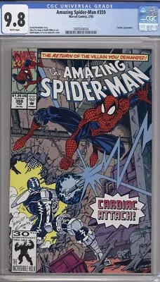 Buy Amazing Spider-man #359 Cgc 9.8 (1992) 1st Carnage Cameo   • 63.51£