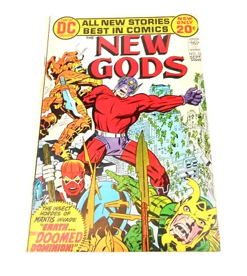 Buy The New Gods #10 Jack Kirby Cover/Art Orion Lightray Mantis 1972 DC Comics VG+ • 11.82£