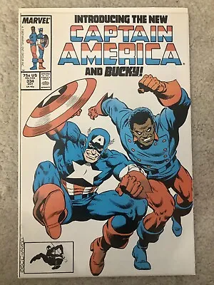 Buy CAPTAIN AMERICA #334 LEMAR HOSKINS Becomes Bucky Marvel 1987 NM • 8£