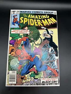 Buy The Amazing Spider-Man #204 NEWSSTAND Marvel 1st Print Bronze Age 1980 • 20.10£