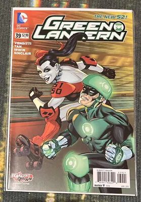 Buy Green Lantern #39 2015 Harley Quinn Variant DC Comics New 52 Sent In A CB Mailer • 3.99£