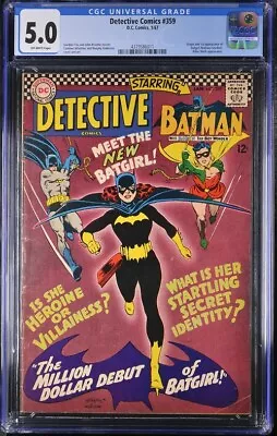 Buy Detective Comics #359 D.C. Comics, 1/67 CGC 5.0 • 579.08£