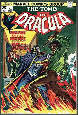 Buy TOMB OF DRACULA  21  FN/6.0  -  Blade Appearance! • 15.80£