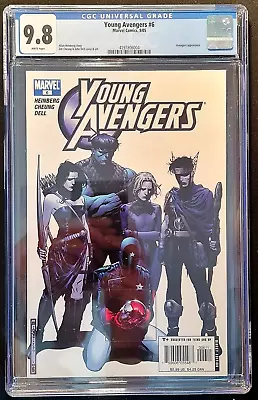 Buy Young Avengers #6 ~ 9/05 1st Cassie Lang As Stature ~ CGC 9.8 WP - Read • 1.20£
