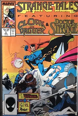 Buy Strange Tales #4 VF- Aug 1987 Cloak & Dagger And Dr Strange  • 3.75£