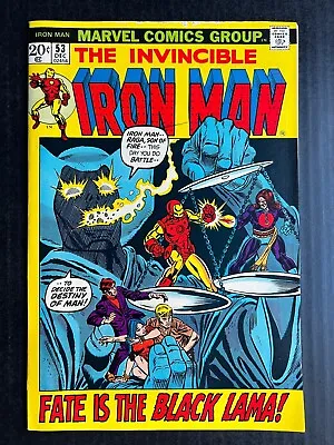Buy THE INVINCIBLE IRON MAN #53 December 1972 First Appearance The Black Lama KEY  • 42.58£
