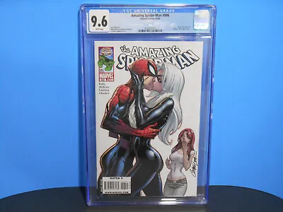 Buy Amazing Spider-Man 606 CGC 9.6  J. Scott Campbell Cover Black Cat MJ Marvel 2009 • 118.25£