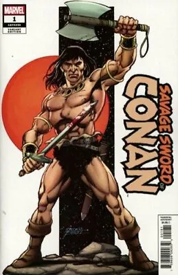 Buy Savage Sword Of Conan Issue 1 - Rare George Perez Variant Cover - Marvel Comics • 8.75£