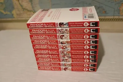 Buy Pandora Crimson In A Shell 1-3, 5-11 Lot Of 10 Manga Books Seven Seas English • 47.97£