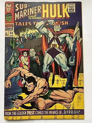 Buy TALES TO ASTONISH #90 Sub-Mariner Hulk 1st ABOMINATION 1967 Marvel UK Price FN • 49.95£