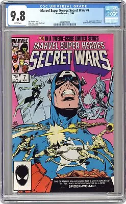 Buy Marvel Super Heroes Secret Wars #7D CGC 9.8 1984 4304073022 1st Spider-Woman II • 206.63£