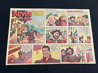 Buy #H07 KEVIN THE BOLD By Kreigh Collins Lot Of 12 Sunday Half Page Strips 1956 • 24.09£