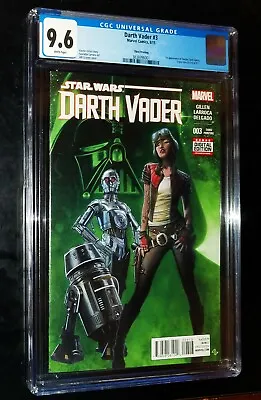Buy STAR WARS DARTH VADER CGC #3 Third 3rd Printing 2015 Marvel Comics CGC 9.6 NM+ • 496.11£
