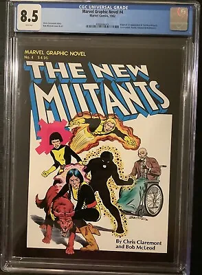 Buy Marvel Graphic Novel #4 CGC 8.5 Marvel 1982 1st App. Of The New Mutants • 99.25£