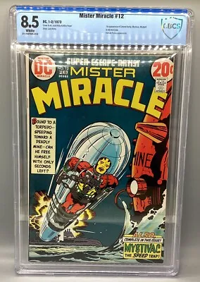 Buy Mister Miracle #12 - DC - 1973 - CBCS 8.5 - 1st App Of Colonel Darby & Others • 160.11£