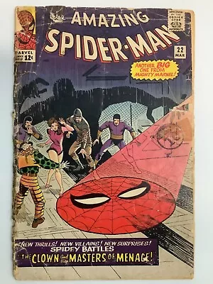 Buy Amazing Spider-Man #22 (1964) Stan Lee / Steve Ditko  (Fair) • 30£