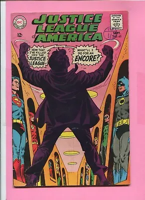 Buy Justice League Of America # 65 - Jsa Appearance - T.o.morrow - Dillin/greene Art • 7.99£