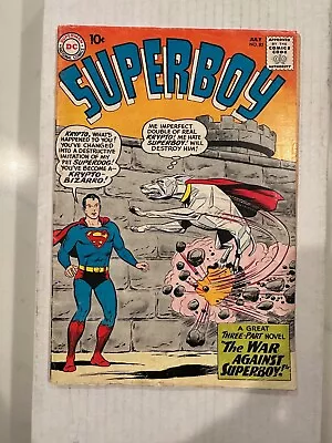 Buy Superboy #82  Comic Book  1st App Bizarro Krypto • 19.76£