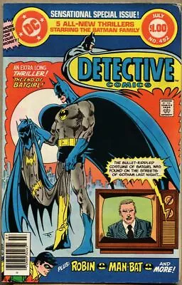 Buy Detective Comics #492-1980 Fn 6.0 Batman Giant Size Jim Aparo Batgirl Penguin • 12.06£