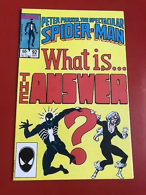 Buy Peter Parker The Spectacular Spider-Man #92 - Marvel Comic - July 1984 • 2.19£