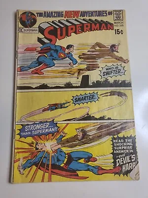 Buy Superman #235:  Sinister Scream Of The Devils Harp!  (Mar 1971, DC) GD • 2.38£