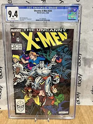 Buy Uncanny X-Men 235 CGC 9.4 NM Longshot Colossus Wolverine Rogue Leonardi Cover • 35.44£