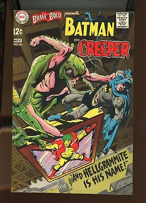Buy Brave And The Bold #80 - 1st. App. Hellgrammite. Neal Adams Art (9.0/9.2) 1968 • 77.82£