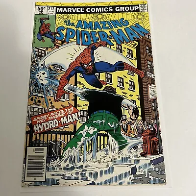 Buy Amazing Spider-Man #212 (vol 1), Jan 1981 - FN - First Appearance Of Hydro-Man • 19.75£
