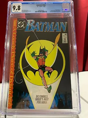 Buy Batman #442 CGC 9.8, 1989, KEY DC COMIC, TIM DRAKE, DCU, PEREZ! • 101.33£