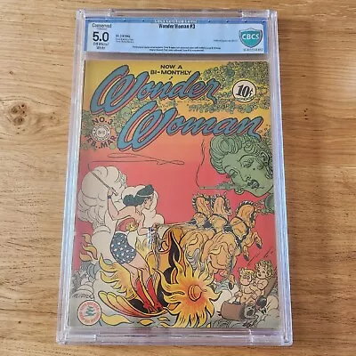 Buy WONDER WOMAN #3 - CGC Grade 5.0 With Conservation - Golden Age • 1,110£