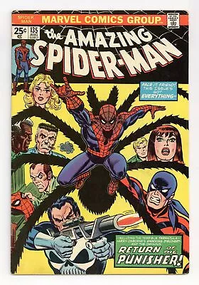 Buy Amazing Spider-Man #135 VG+ 4.5 1974 • 61.67£